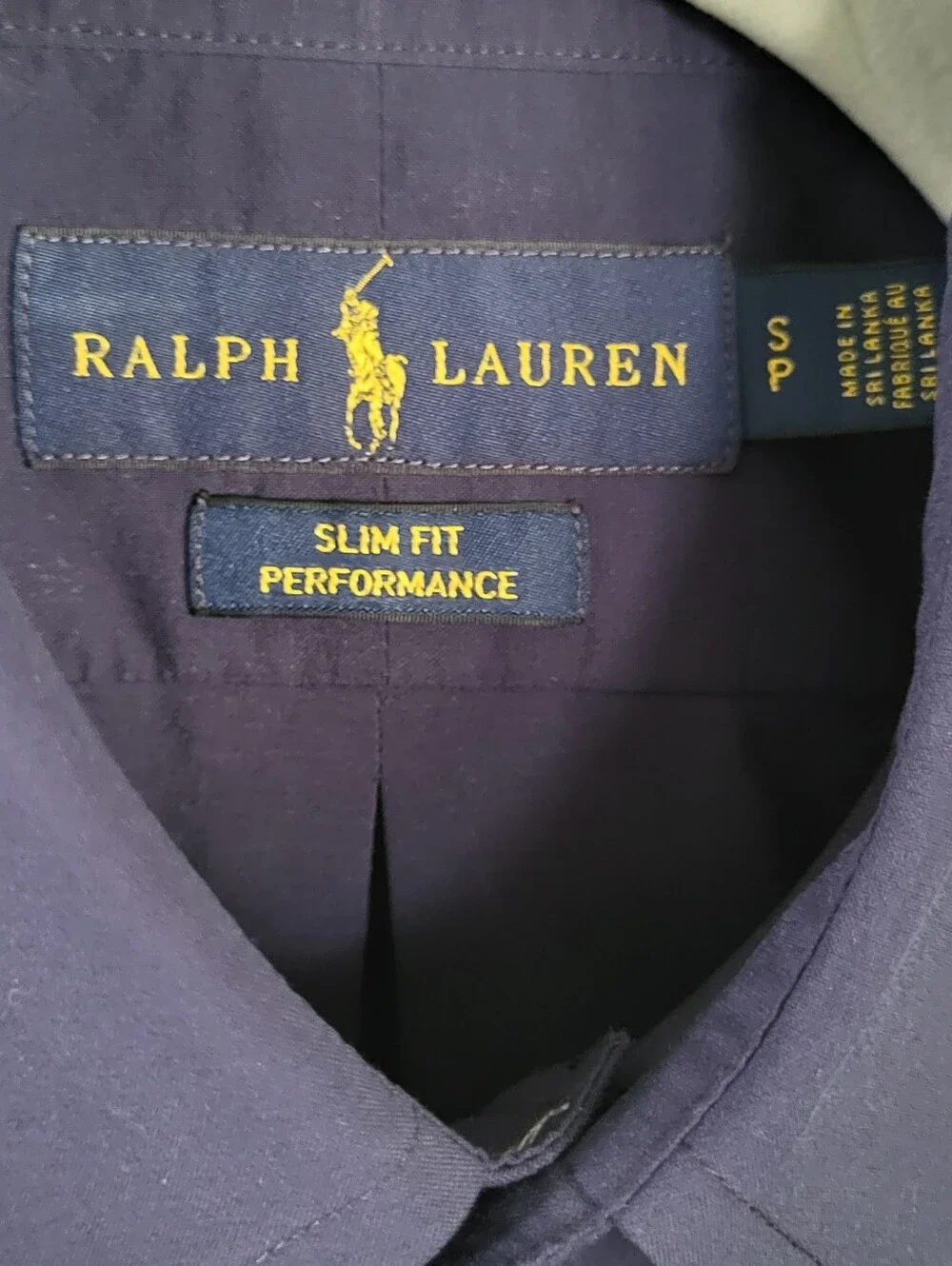 Ralph Lauren Boys Slim Fit Performance Button Down Long Sleeve Shirt